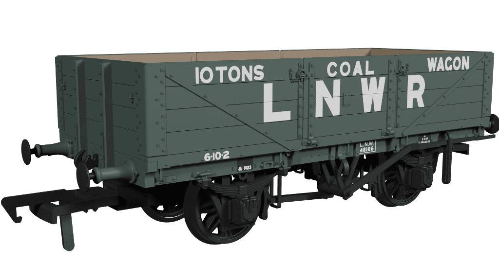 Rapido 950013 LNWR D90 4-Plank Open - No.48166 LNWR Loco Coal OO Gauge *PRE ORDER £29.66*