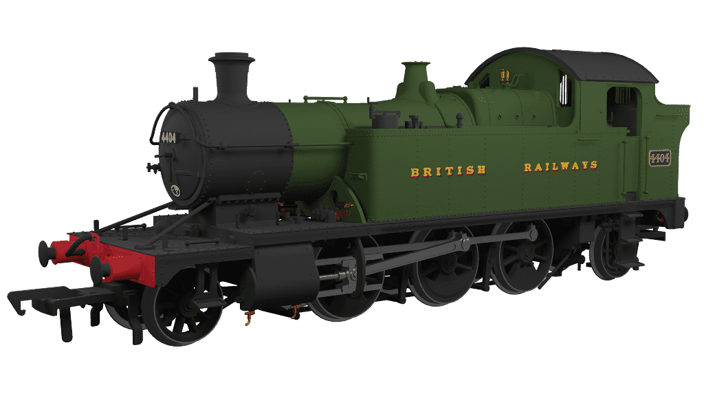 Rapido 951005 GWR 44xx No.4404 British Railways (serif) Green OO Gauge