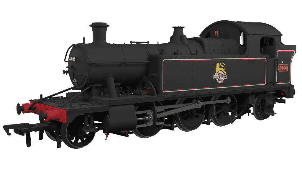 Rapido 951007 GWR 44xx No.4406 BR Early Crest Lined Black OO Gauge