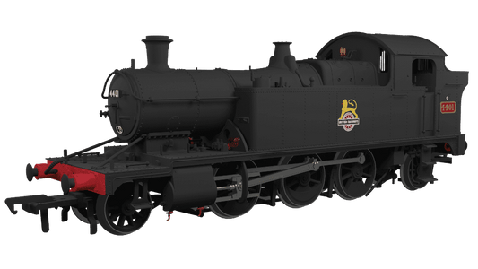 Rapido 951508 GWR 44xx No.4401 BR Early Crest Plain Black DCC Sound Fitted OO Gauge