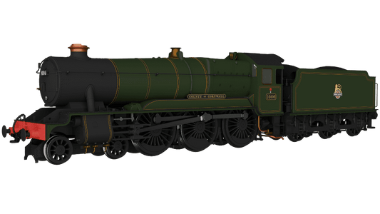 Rapido 954006 GWR County No.1006 'County of Cornwall' BR Lined Green Early Crest OO Gauge *PRE ORDER £224.96*