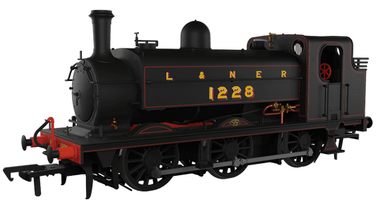 Rapido 958003 LNER J52/2 No.1228 L&NER Black with Red Lining OO Gauge *PRE ORDER £148.46*