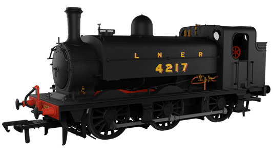 Rapido 958505 LNER J52/2 No.4217 LNER Plain Black with Shaded Lettering DCC SOUND OO Gauge *PRE ORDER £251.96*