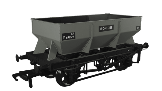 Rapido 963007 LMS Iron Ore Hopper - BR (Iron Ore) No.M691079 OO Gauge *PRE ORDER £31.46*