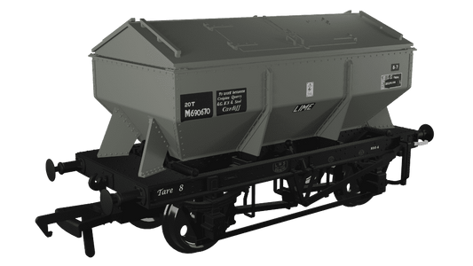 Rapido 963011 LMS Iron Ore Hopper - BR (Lime) No.M690670 OO Gauge *PRE ORDER £31.46*