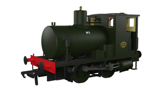 Rapido 965501 Andrew Barclay Fireless 0-4-0 - Bowaters (Kent) No.2 (Works No. 1962) - DCC SOUND OO Gauge *PRE ORDER £224.96*