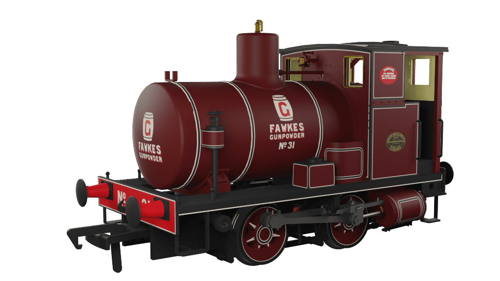 Rapido 965511 Andrew Barclay Fireless 0-4-0 - G Fawkes - DCC SOUND OO Gauge *PRE ORDER £224.96*