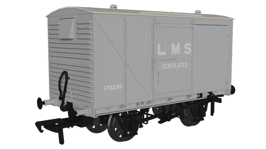 Rapido 970102 LMS D1832A Van - LMS (pre-36) No.172239 OO Gauge *PRE ORDER £29.66*