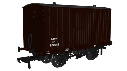 Rapido 970106 LMS D1832A Van - LMS (post-36) No.202942 OO Gauge *PRE ORDER £29.66*