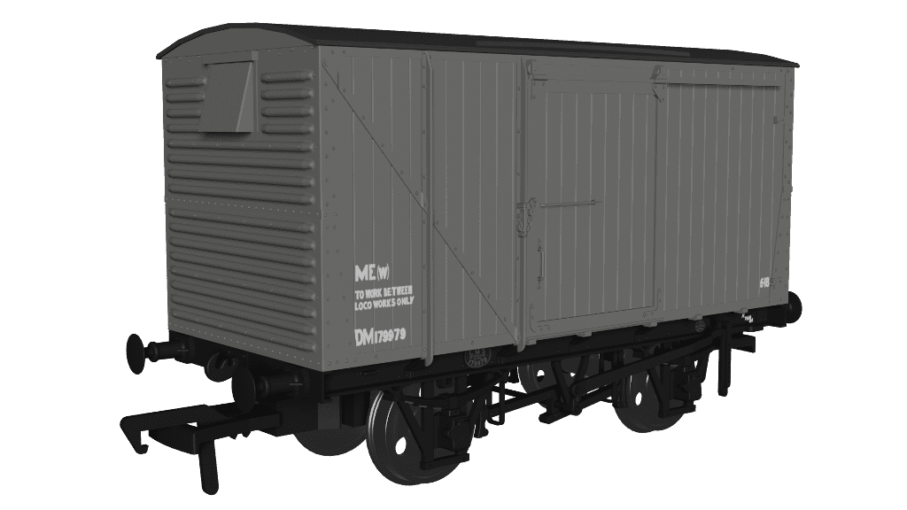 Rapido 970111 LMS D1832A Van - BR Departmental No.DM179979 OO Gauge *PRE ORDER £29.66*
