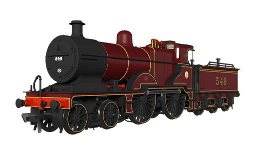 Rapido 974006 MR 483 No.549 LMS Crimson (cabside roundel) OO Gauge *PRE ORDER £188.96*