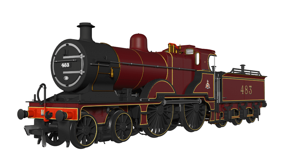 Rapido 974502 MR 483 No.483 Midland Railway Crimson - DCC SOUND OO Gauge *PRE ORDER £287.96*