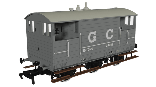 Rapido 975001 GCR 15T 6w Brake - GC Grey No.35706 OO Gauge *PRE ORDER £42.26*