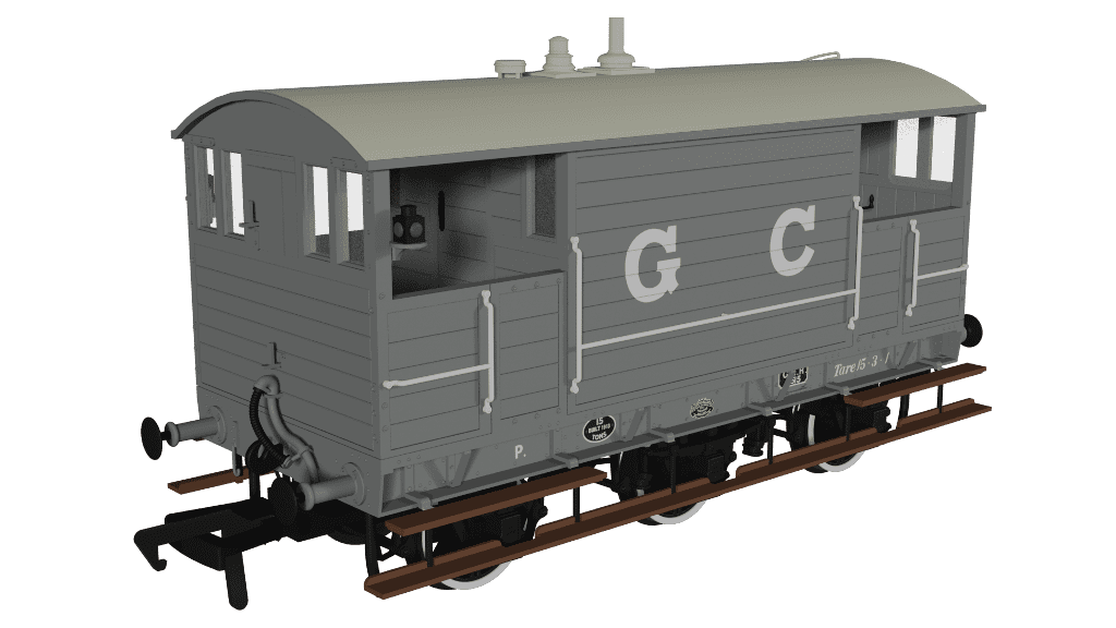 Rapido 975003 GCR 15T 6w Brake - GC Grey No.9515 OO Gauge *PRE ORDER £42.26*