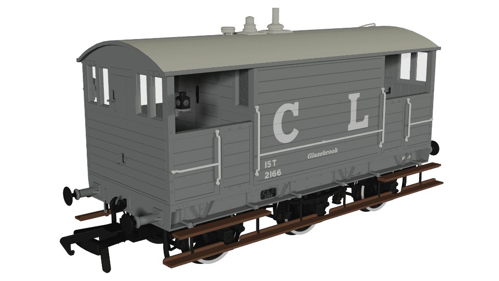 Rapido 975004 GCR 15T 6w Brake - CLC (Early) Grey No.2166 OO Gauge *PRE ORDER £42.26*