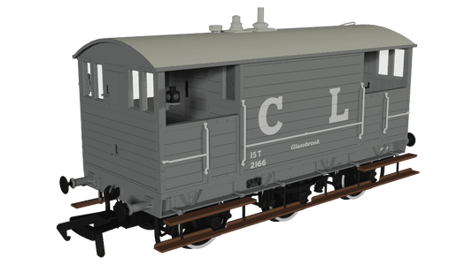 Rapido 975004 GCR 15T 6w Brake - CLC (Early) Grey No.2166 OO Gauge *PRE ORDER £42.26*
