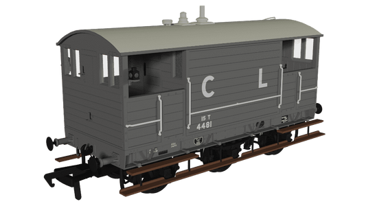 Rapido 975005 GCR 15T 6w Brake - CLC (Late) Grey No.4481 OO Gauge *PRE ORDER £42.26*