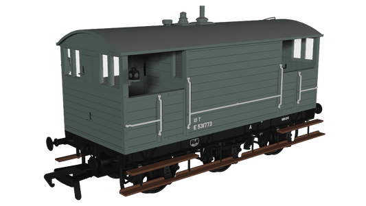 Rapido 975014 GCR 15T 6w Brake - BR Grey No.E531773 OO Gauge *PRE ORDER £42.26*