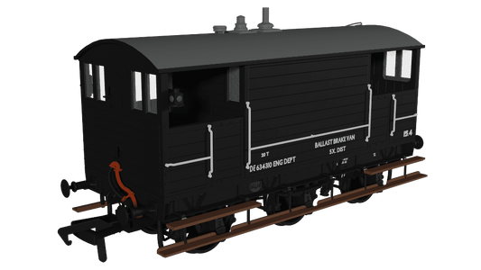 Rapido 975015 GCR 15T 6w Brake - BR Bauxite No.DE634310 OO Gauge *PRE ORDER £42.26*