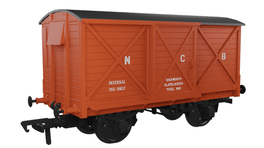 Rapido 976017 CR Dia.67 10t Van, NCB Backworth Tool Van, , OO Gauge
