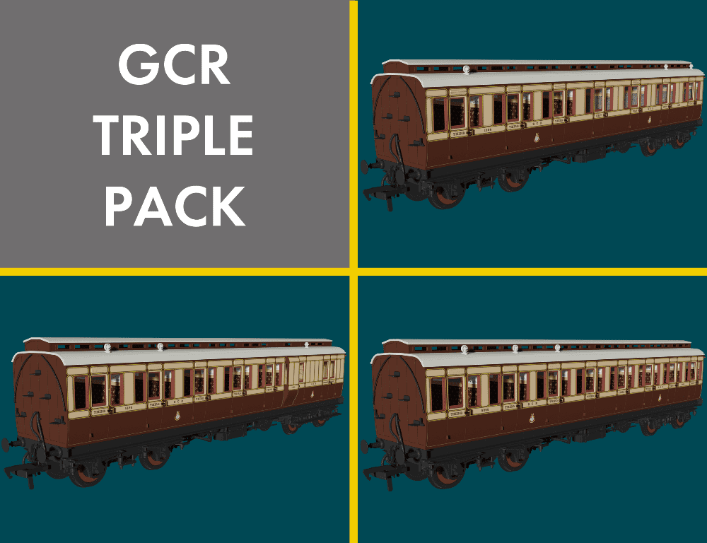 Rapido 978017 GCR Evolution Non-Corridor Carriage Pack OO Gauge *PRE ORDER £179.96*