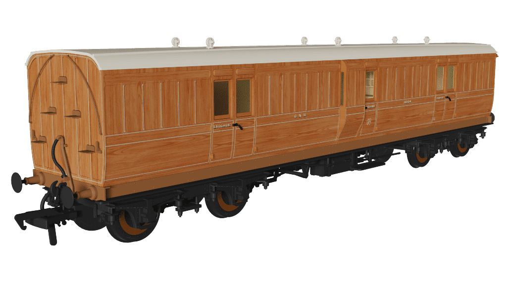 Rapido 978048 GN Evolution Non-Corridor Full Brake No.3204 OO Gauge *PRE ORDER £62.96*