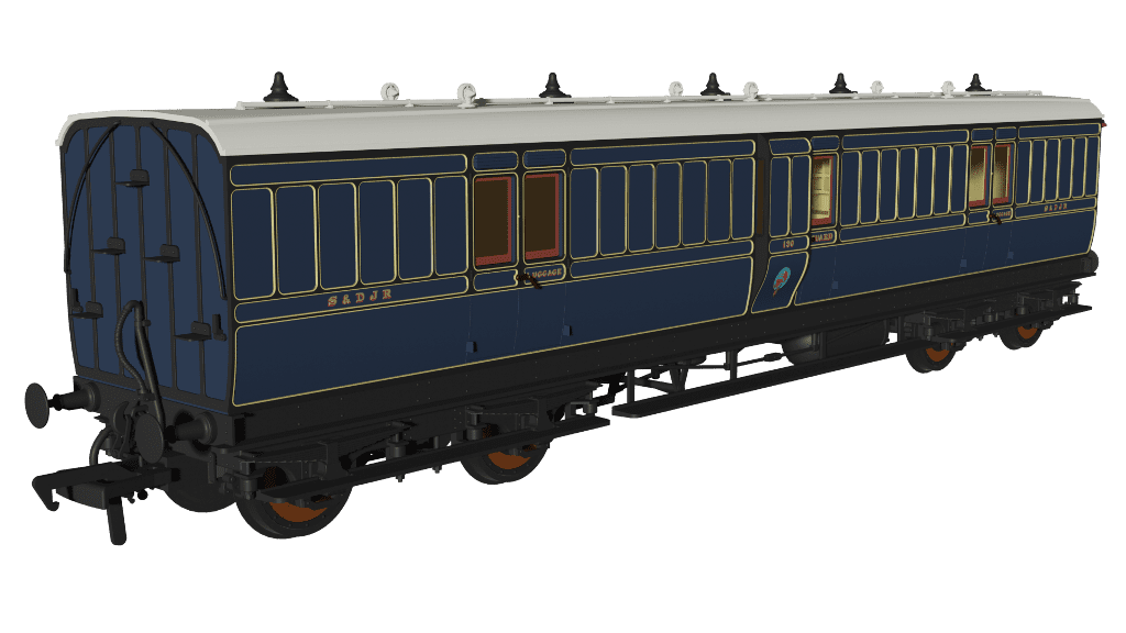 Rapido 978050 SDJR Evolution Non-Corridor Full Brake No.130 OO Gauge *PRE ORDER £62.96*