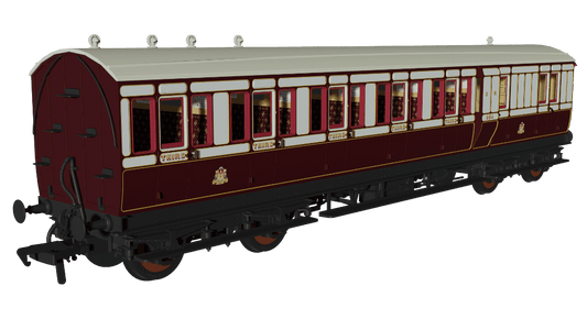 Rapido 978108 Caledonian Evolution Non-Corridor Brake Third No.654 OO Gauge *PRE ORDER £62.96*