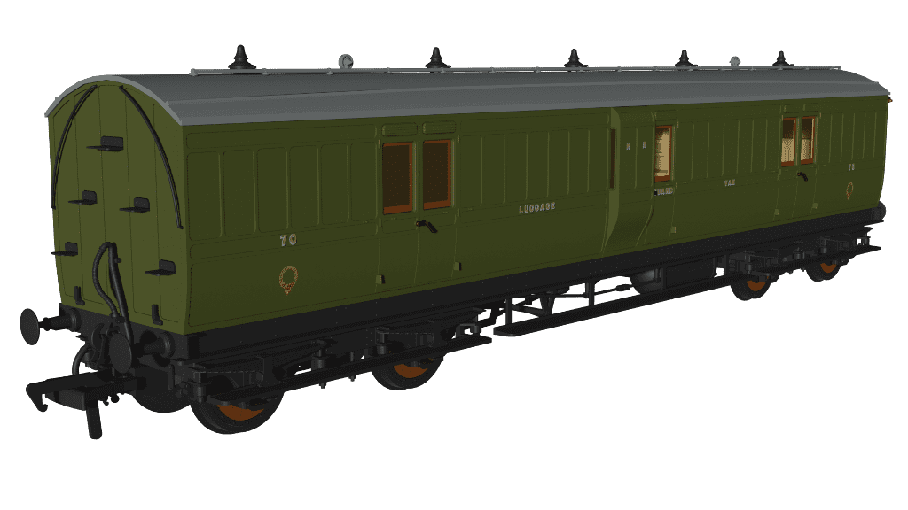 Rapido 978118 Highland Evolution Non-Corridor Full Brake No.70 OO Gauge *PRE ORDER £62.96*