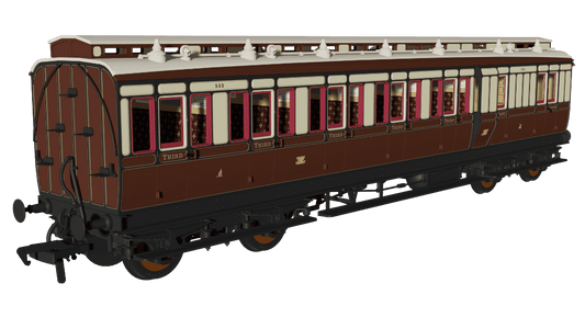 Rapido 978132 GWR (pre-1904) Evolution Non-Corridor Brake Third No.323 OO Gauge *PRE ORDER £62.96*