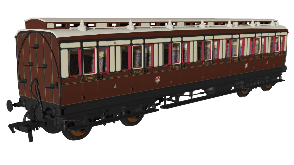 Rapido 978135 GWR (pre-1904) Evolution Non-Corridor First No.14 OO Gauge *PRE ORDER £62.96*