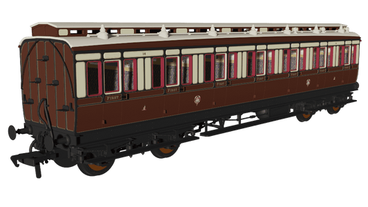 Rapido 978135 GWR (pre-1904) Evolution Non-Corridor First No.14 OO Gauge *PRE ORDER £62.96*