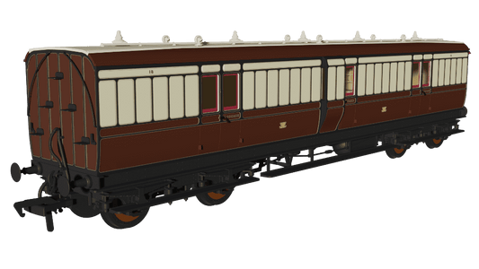 Rapido 978136 GWR (pre-1904) Evolution Non-Corridor Full Brake No.18 OO Gauge *PRE ORDER £62.96*