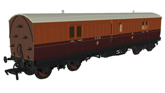 Rapido 978142 L&Y Evolution Non-Corridor Full Brake No.12 OO Gauge *PRE ORDER £62.96*