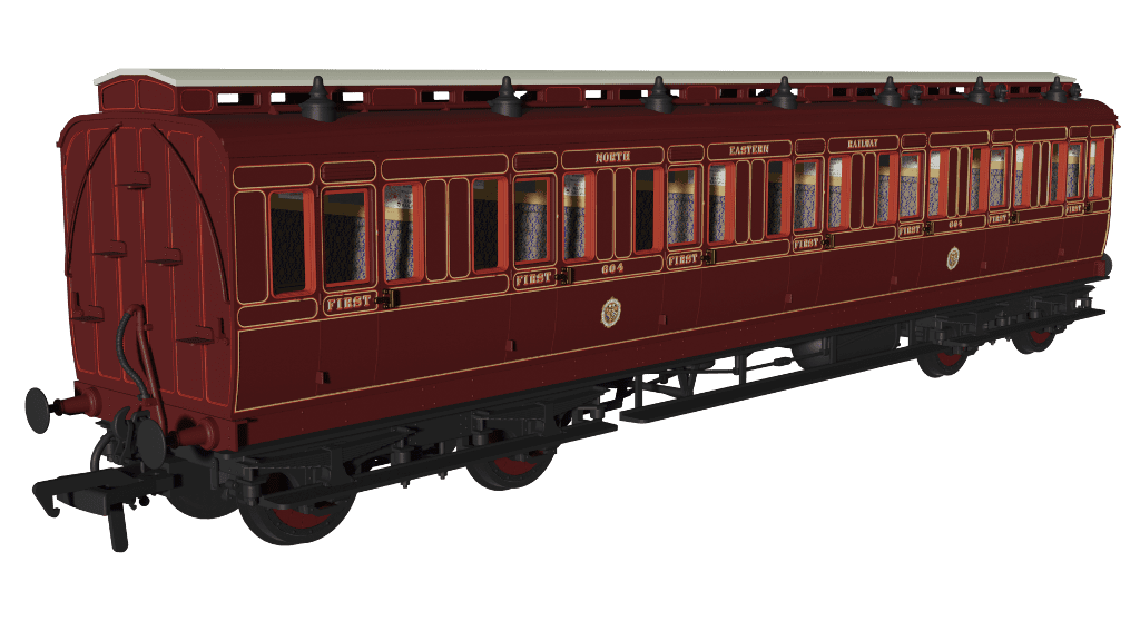 Rapido 978153 NER Evolution Non-Corridor First No.604 OO Gauge *PRE ORDER £62.96*