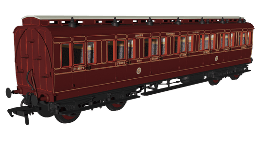 Rapido 978153 NER Evolution Non-Corridor First No.604 OO Gauge *PRE ORDER £62.96*