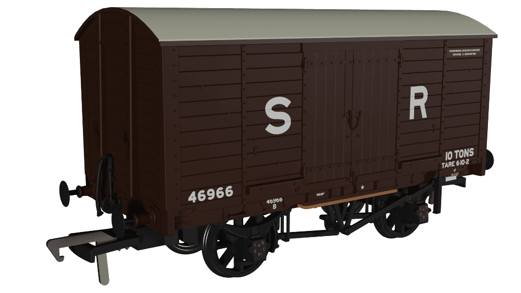 Rapido 979008 LB&SCR Dia.8 Van - SR (pre-36) No.46966 OO Gauge *PRE ORDER £31.46*