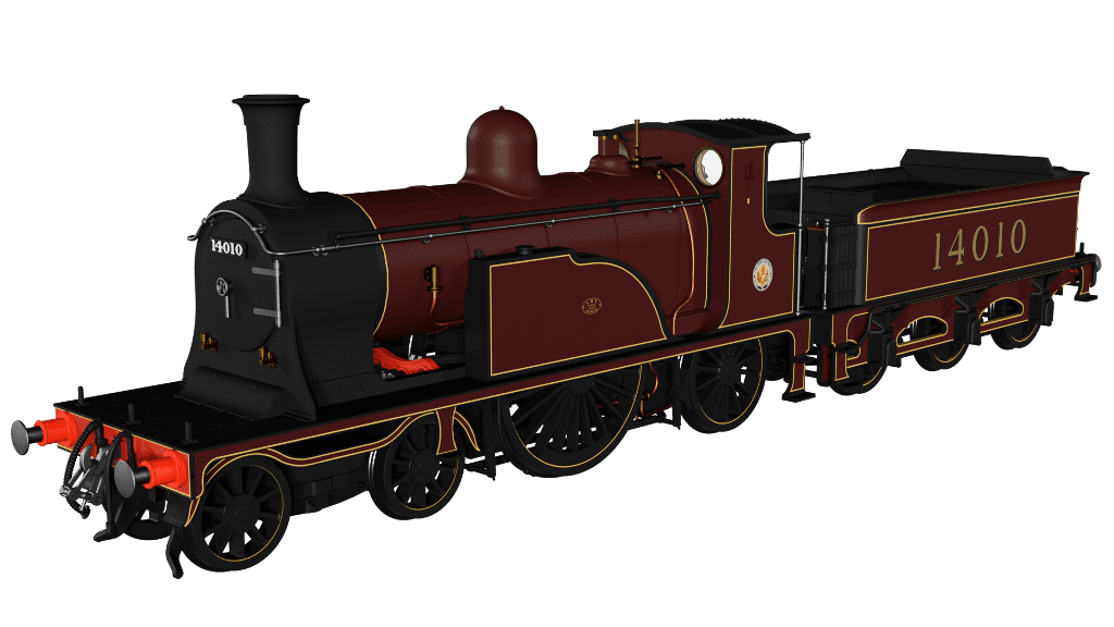 Rapido 982002 Caledonian Single No.123 - LMS Lined Red No.14010 OO Gauge *PRE ORDER £224.96*