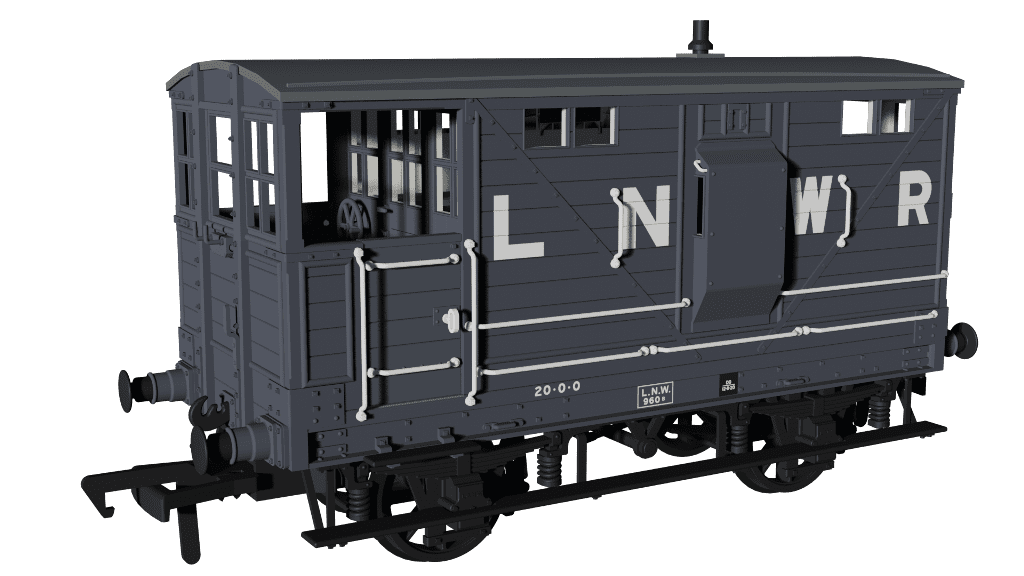 Rapido 987002 LNWR D17b Brake - LNWR No.960b OO Gauge *PRE ORDER £42.26*