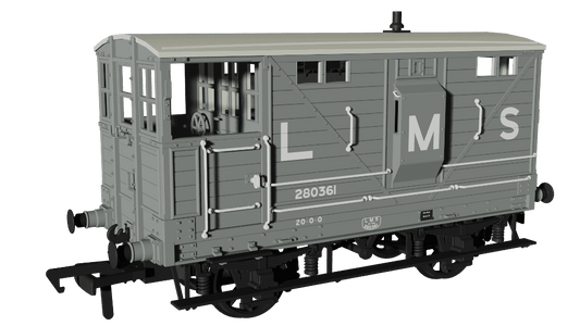 Rapido 987004 LNWR D17b Brake - LMS (pre-36) No.280361 OO Gauge *PRE ORDER £42.26*