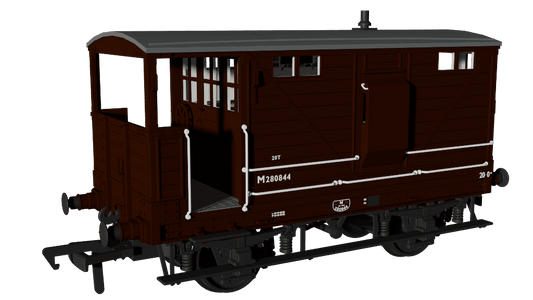 Rapido 987007 LNWR D17b Brake - BR No.M280844 OO Gauge *PRE ORDER £42.26*