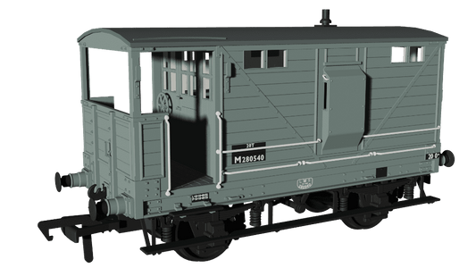 Rapido 987008 LNWR D17b Brake - BR No.M280540 OO Gauge *PRE ORDER £42.26*