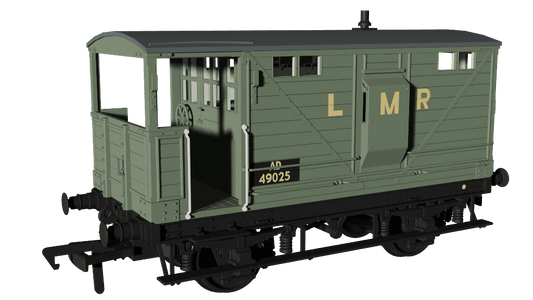 Rapido 987012 LNWR D17b Brake - LMR No.AD49025 OO Gauge *PRE ORDER £42.26*