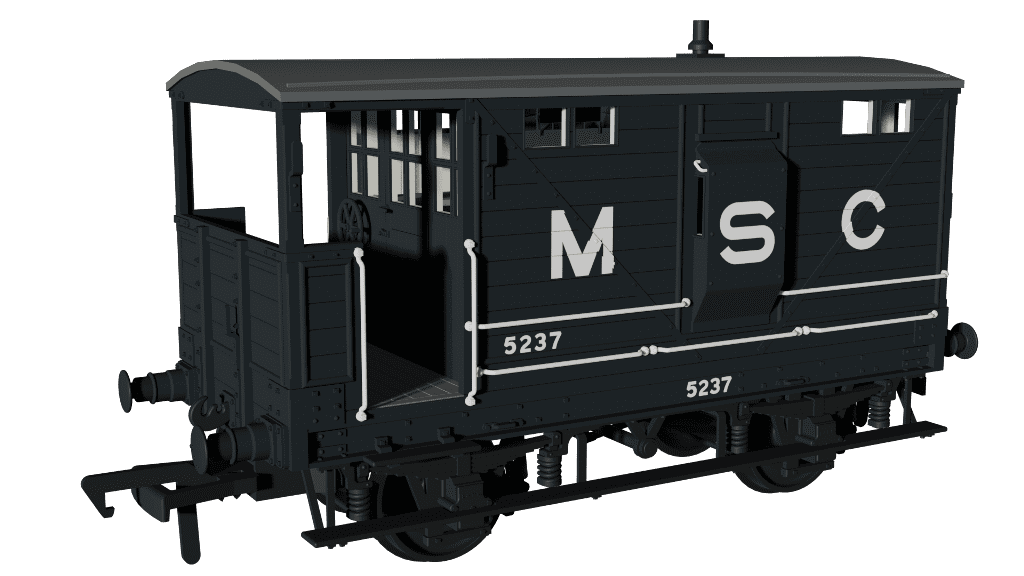 Rapido 987013 LNWR D17b Brake - MSC No.5237 OO Gauge *PRE ORDER £42.26*
