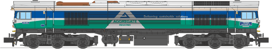 Revolution Class 59/0 59005 Kenneth J Painter  Aggregate Industries - SOUND - N Gauge