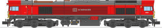 Revolution Class 59/2 59201 - DB livery - N Gauge SOUND
