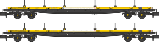 Revolution RT-N-YLA-207 Twin pack of YLA Mullets in Departmental yellow Civil Link DC967520 DC967629