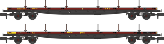 Revolution RT-N-YLA-208 Twin pack of YLA Mullets in EWS livery. DC967583 and DC967603 N Gauge