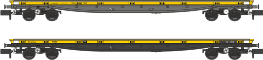 Revolution RT-N-YQA-209 Twin pack of Parrs in Departmental yellow N Gauge