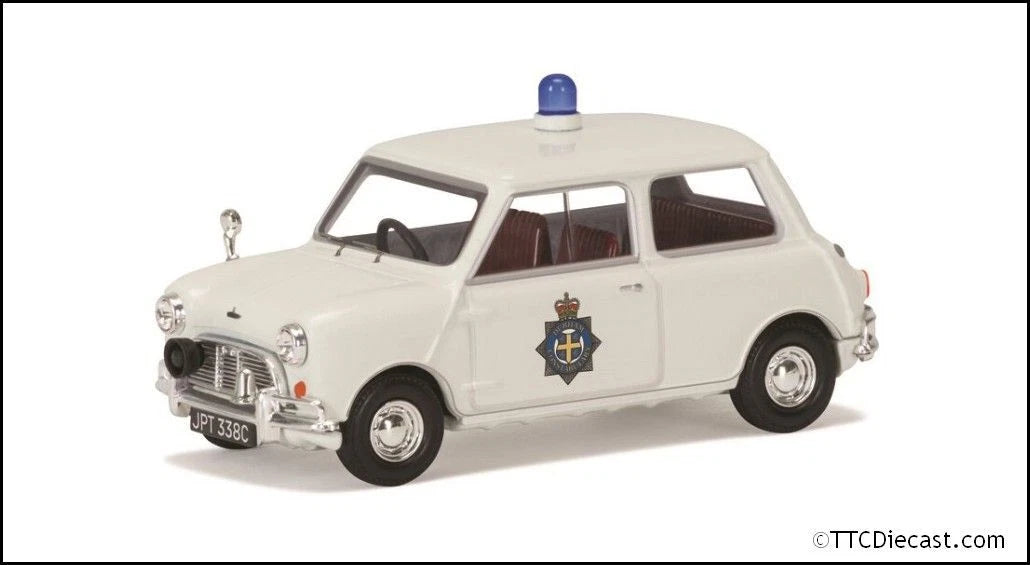 Corgi Vanguard VA02540 Austin Mini Cooper S Durham Constabulary 1:43 Scale